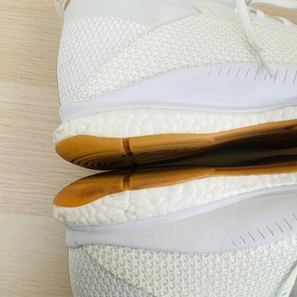 Adidas Crazyflight x3 Mid Volleyball White Ivory Shoe, Size Women 13 / Men 12 - Picture 8 of 16